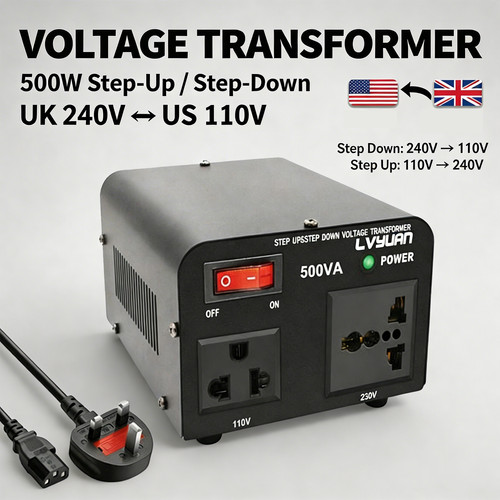 500w voltage transformer 110v - 500w,