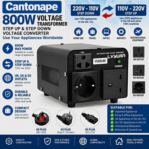 Cantonape 800w step down - step, up/down
